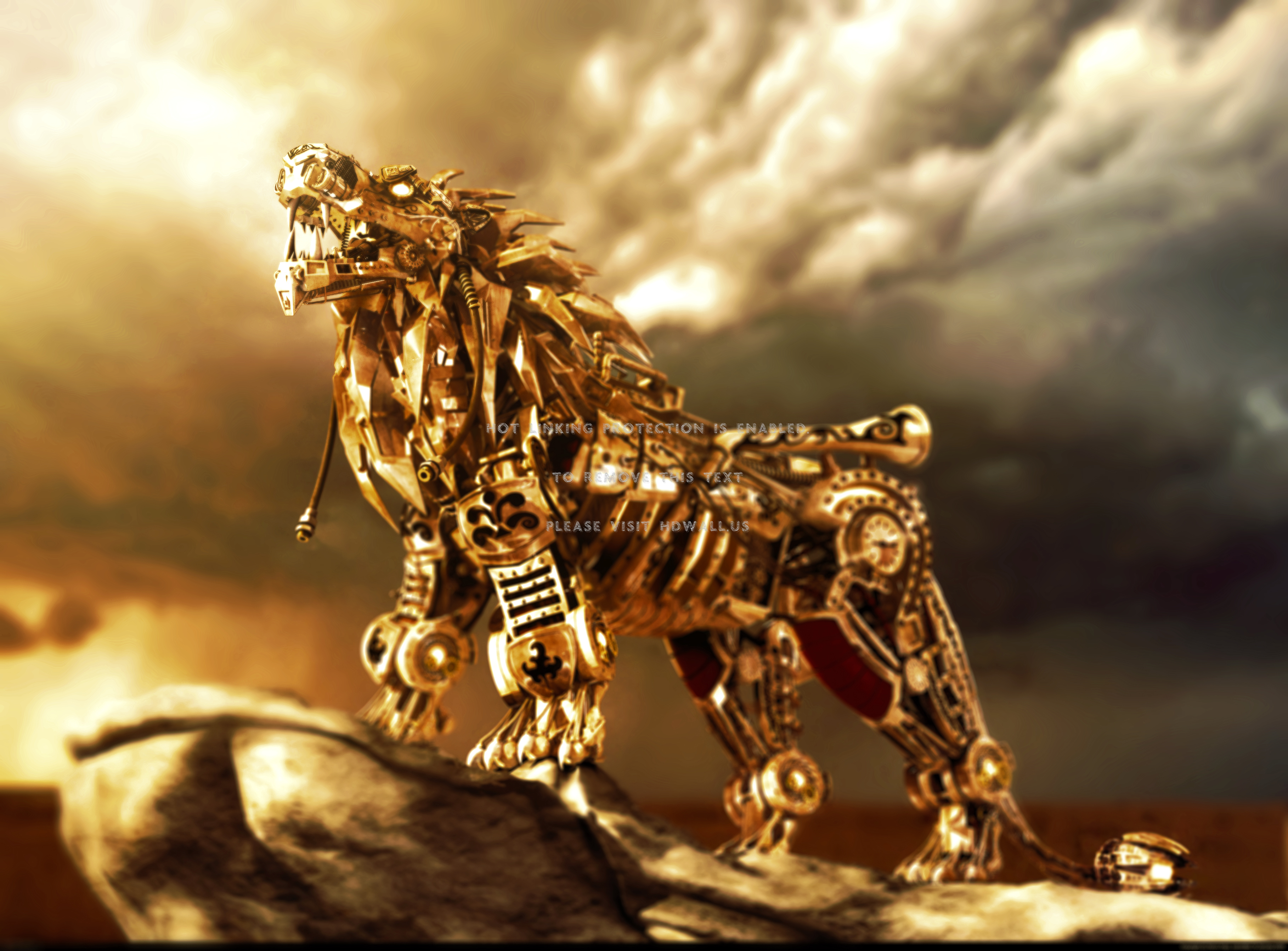 Lion Robot , HD Wallpaper & Backgrounds