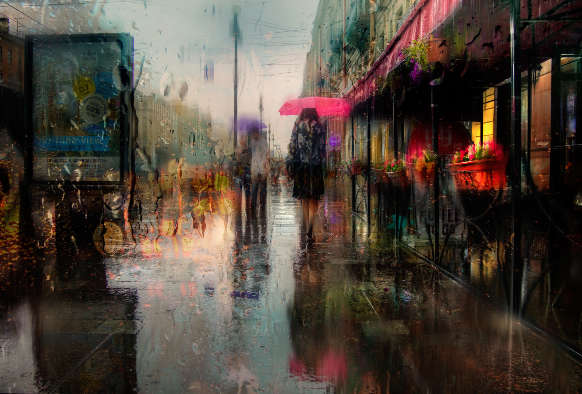 #water Drops, #urban, #rain, #street, #st - Reflection , HD Wallpaper & Backgrounds