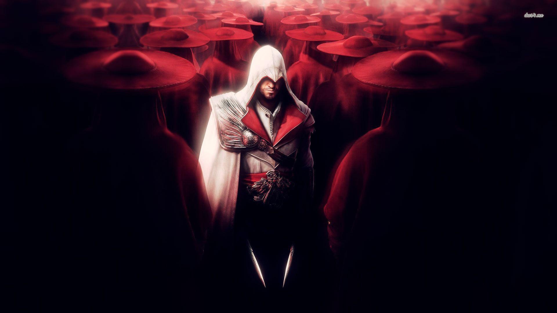 Assassins Creed Ezio Wallpaper - Assassins Creed Brotherhood Ezio , HD Wallpaper & Backgrounds