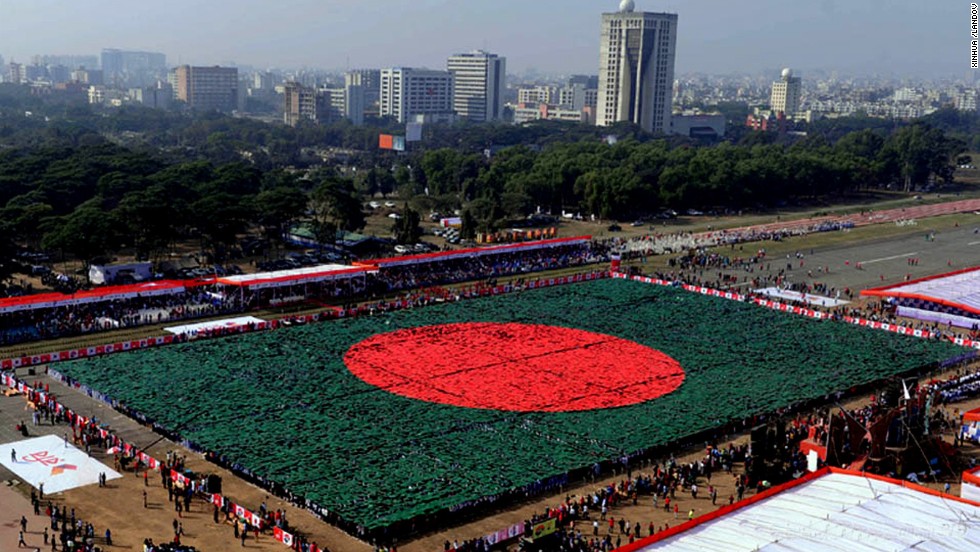 1bangladesh Human Flag Horizontal Large Gallery - Bangladesh Flag , HD Wallpaper & Backgrounds