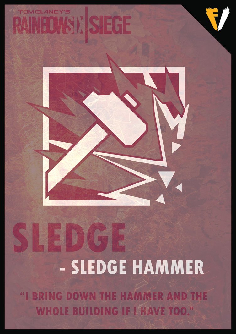 Sledge Wallpaper Wp4208103 - Sledge Rainbow Six Logo , HD Wallpaper & Backgrounds