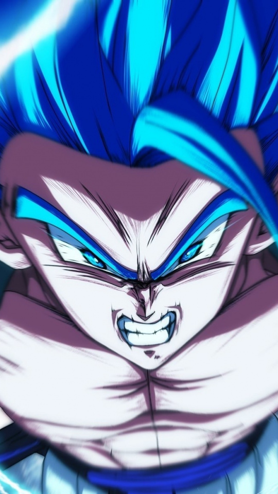 Angry, Anime Boy, Gogeta, Wallpaper - Gogeta Blue Wallpaper Hd , HD Wallpaper & Backgrounds