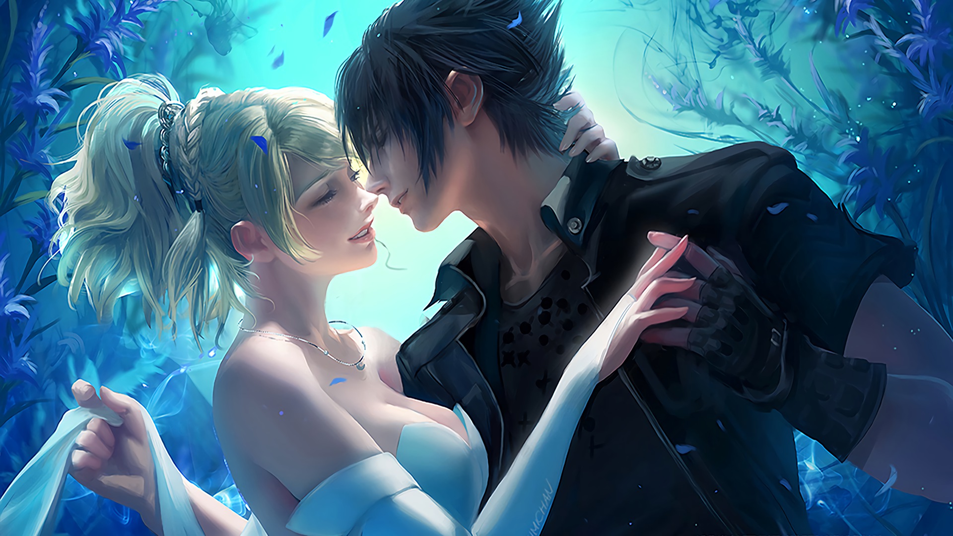 Final Fantasy 15 Luna Wallpapers High Resolution - Final Fantasy Luna And Noctis , HD Wallpaper & Backgrounds