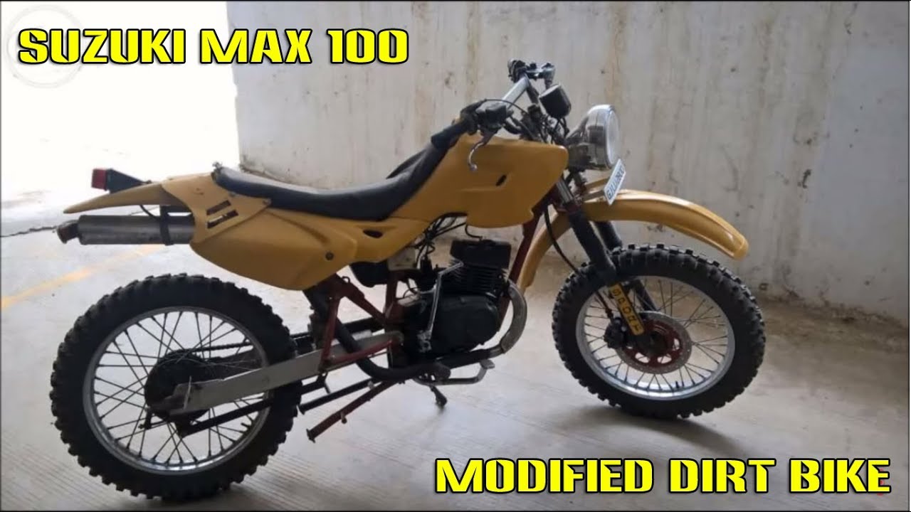 Suzuki Max 100 Modified To Dirt Bike - Suzuki Max 100 Modified , HD Wallpaper & Backgrounds