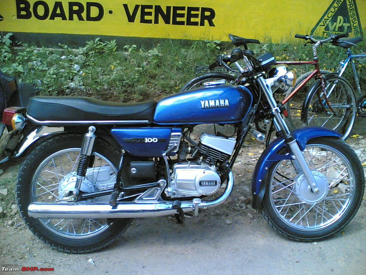 Yamaha Rx100 Painting Wallpaper Yamaha Rx 100 Blue Colour Hd Wallpaper Backgrounds Download