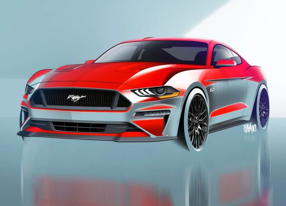 2019 Ford Mustang Gt - 2018 Red Ford Mustang Convertible , HD Wallpaper & Backgrounds