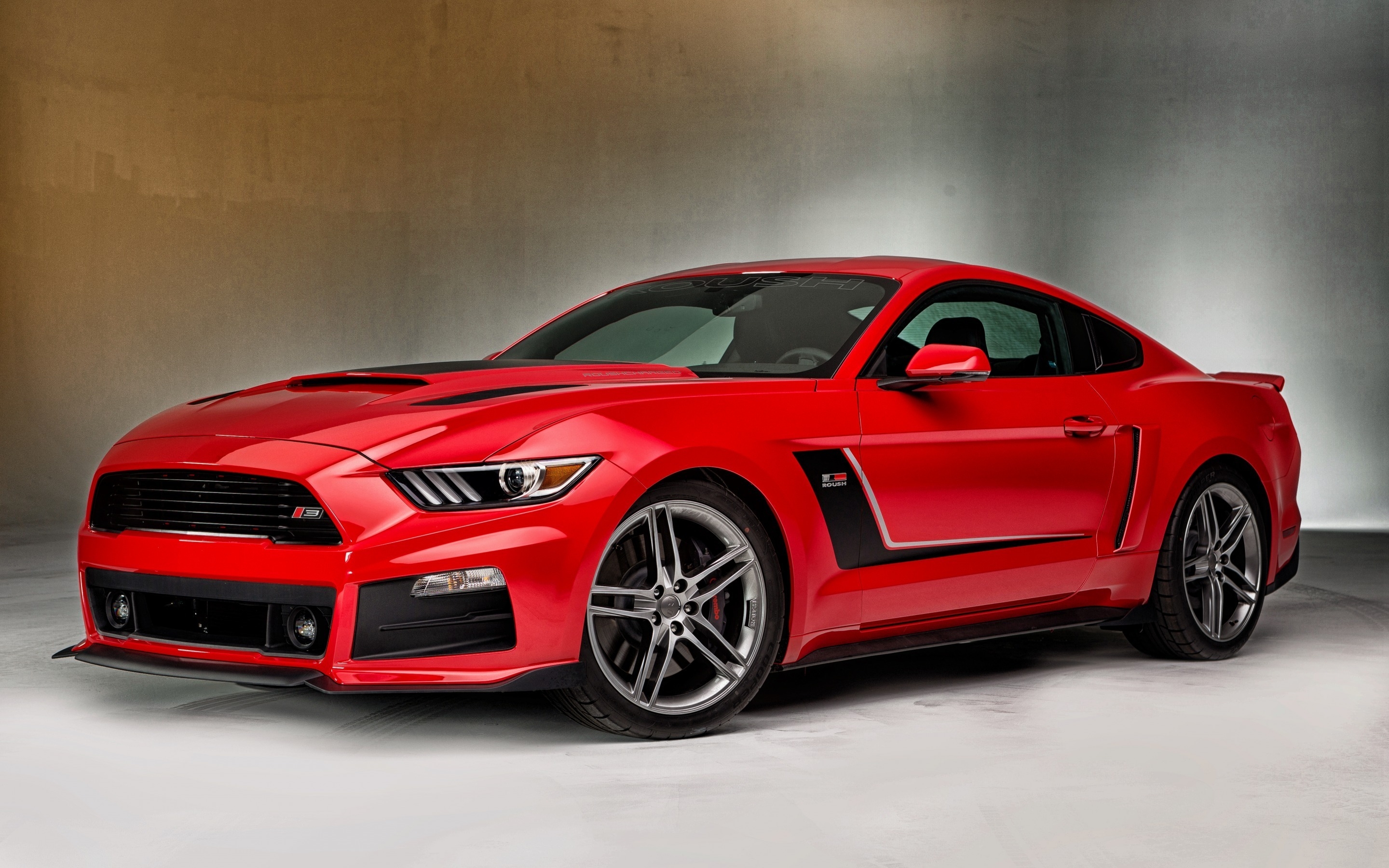 Gourgeous Red Ford Mustang Wallpaper - Red Ford Mustang Wallpaper 4k , HD Wallpaper & Backgrounds