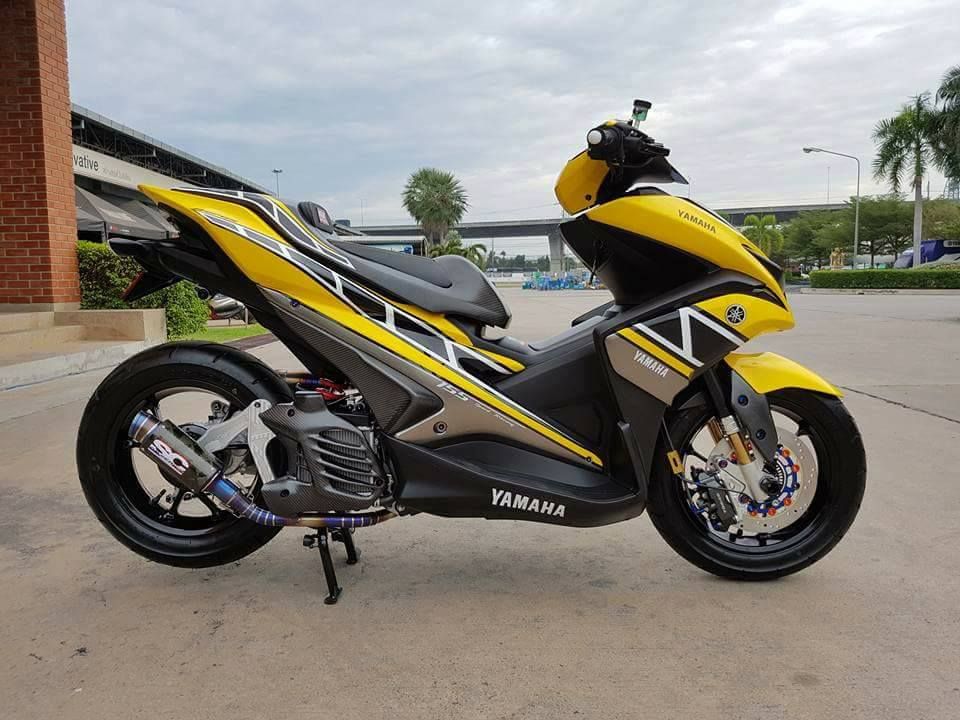 Yamaha Nvx Thailand Aerox Mekanika 2 - Yamaha Nvx 155 Thailand , HD Wallpaper & Backgrounds