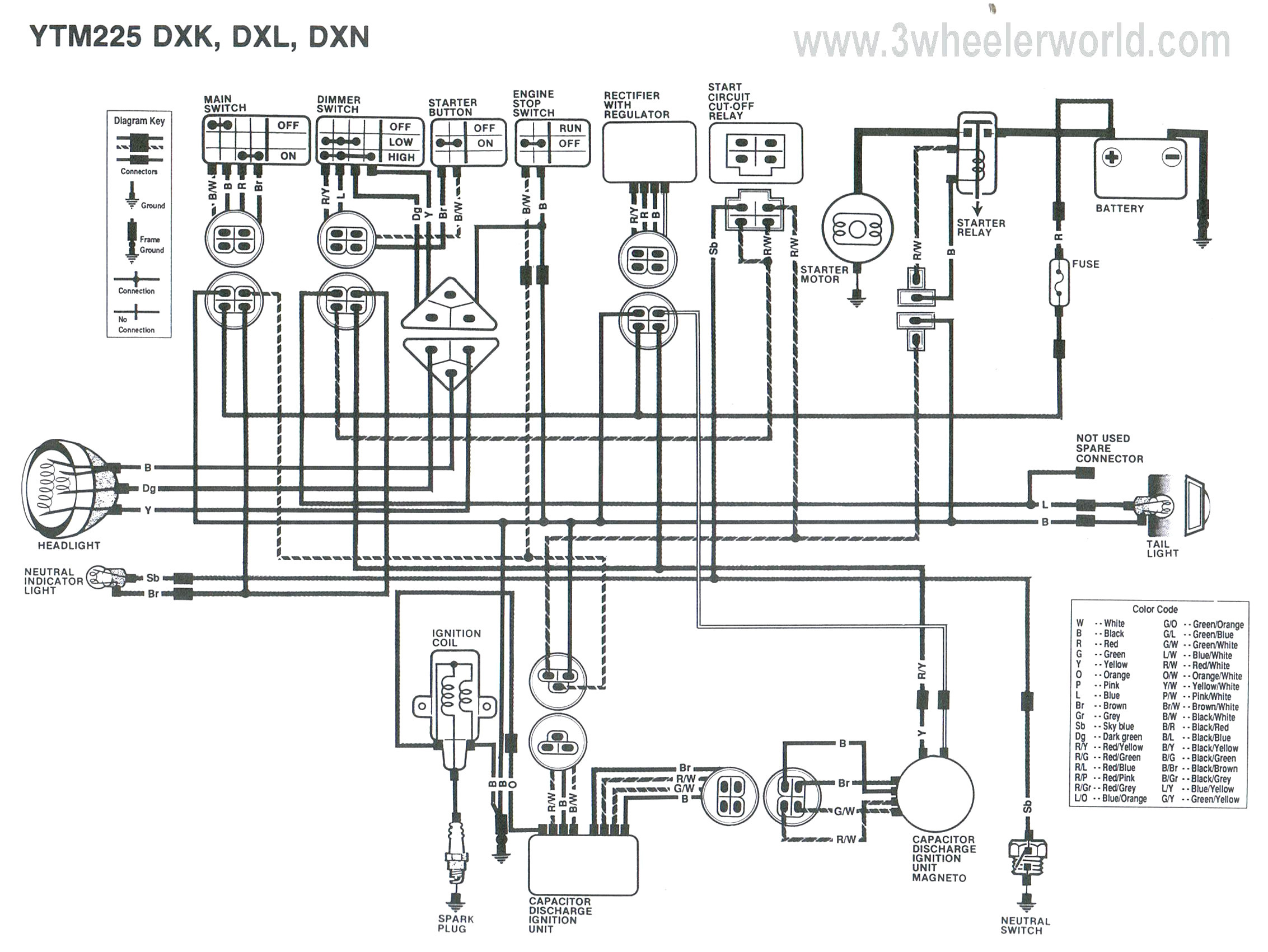 Yamaha Key Switch Wiring Diagram Sample Pdf Yamaha - Yamaha Pw80 Wiring Diagram , HD Wallpaper & Backgrounds