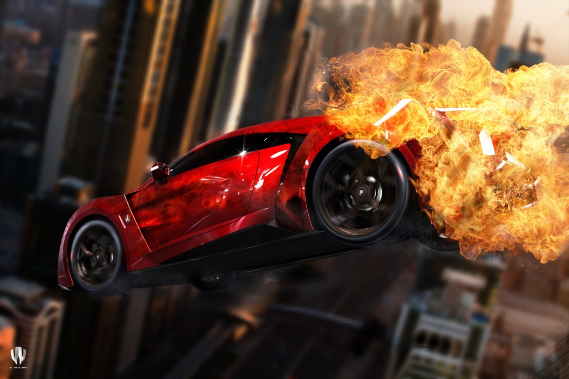 Furious 7 W Motors Lykan Hypersport Skyscraper Jump - Lykan Hypersport Fast And Furious 7 Crash , HD Wallpaper & Backgrounds