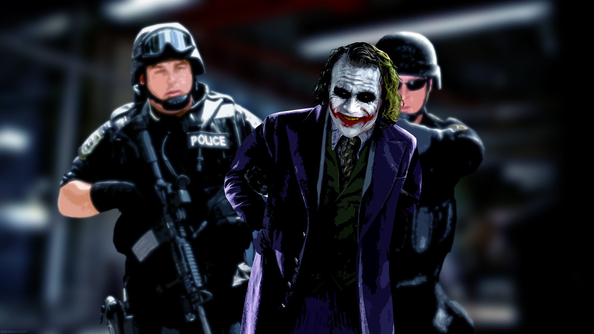 Hd Wallpaper Of Batman The Joker Heath Ledger Fresh , HD Wallpaper & Backgrounds