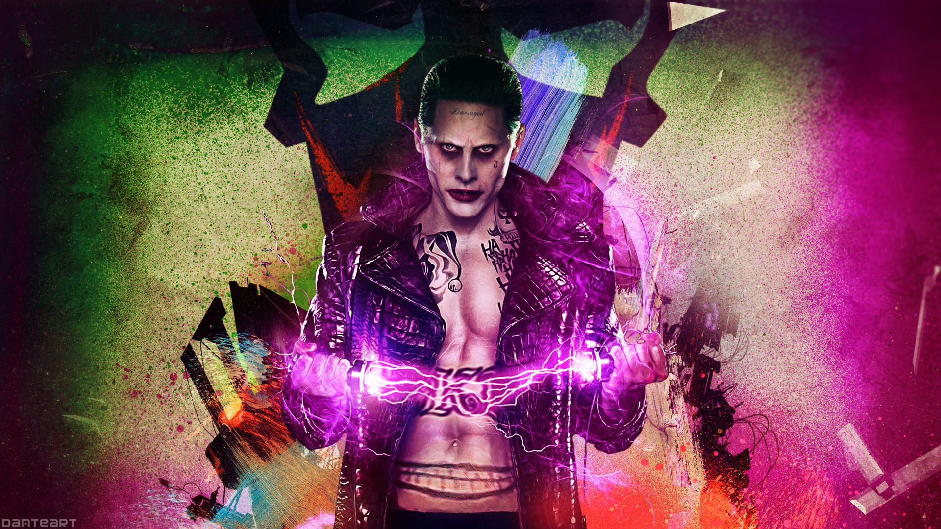 Download Suicide Squad Jared Leto Joker Wallpaper Android - Suicide Squad Joker 4k Hd , HD Wallpaper & Backgrounds