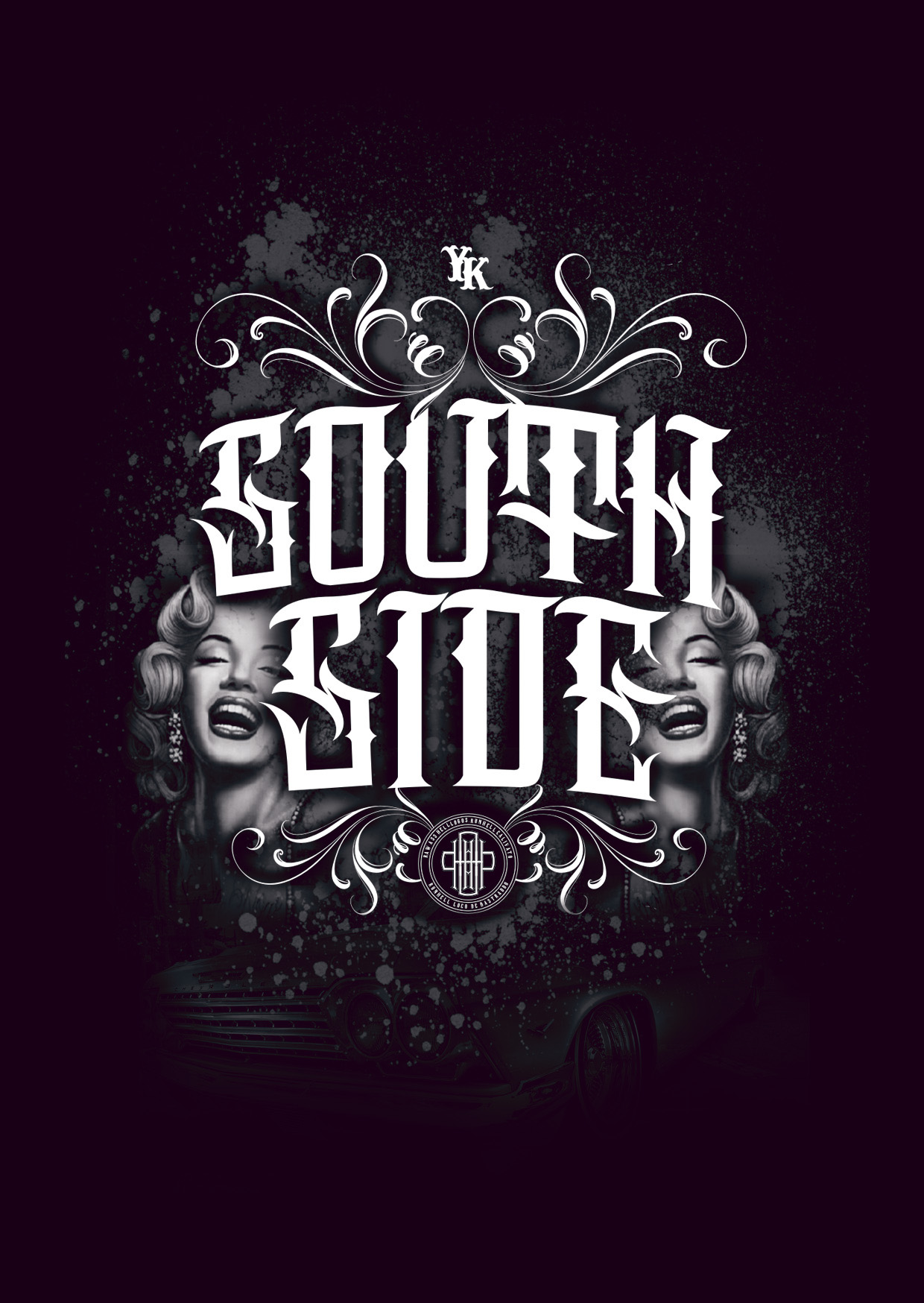 Custom Design 'south Side' By @iqbalanggara Original - Graphic Design , HD Wallpaper & Backgrounds