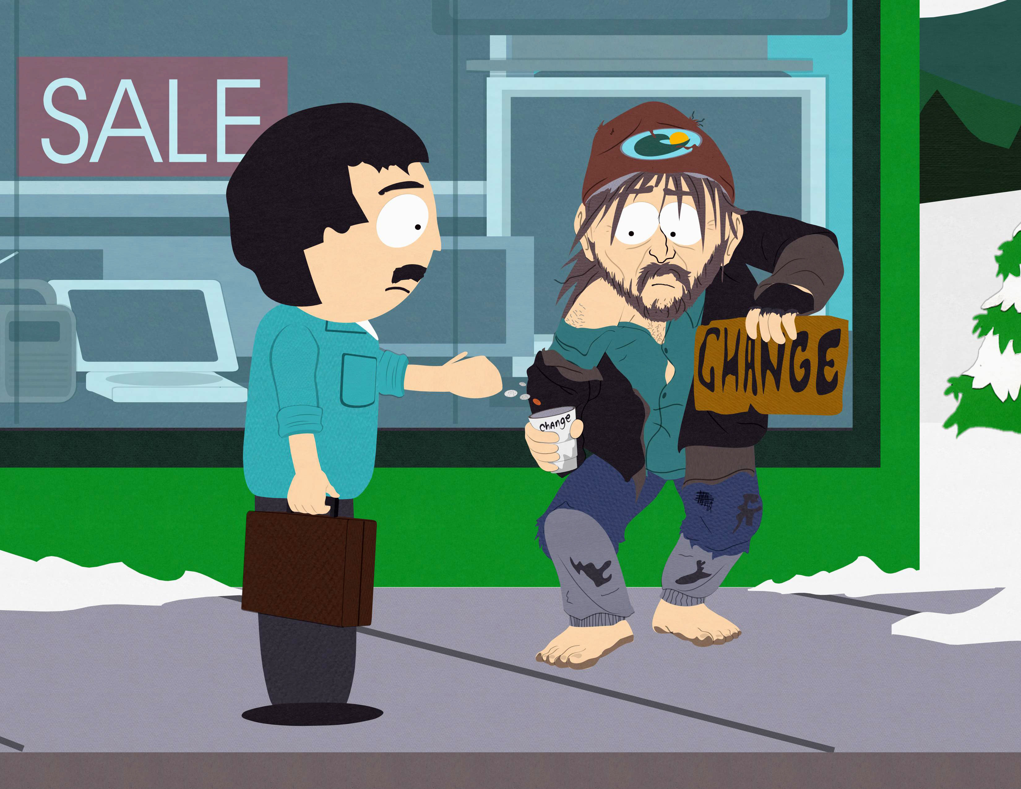 South Park Hd Wallpaper - South Park Homeless , HD Wallpaper & Backgrounds