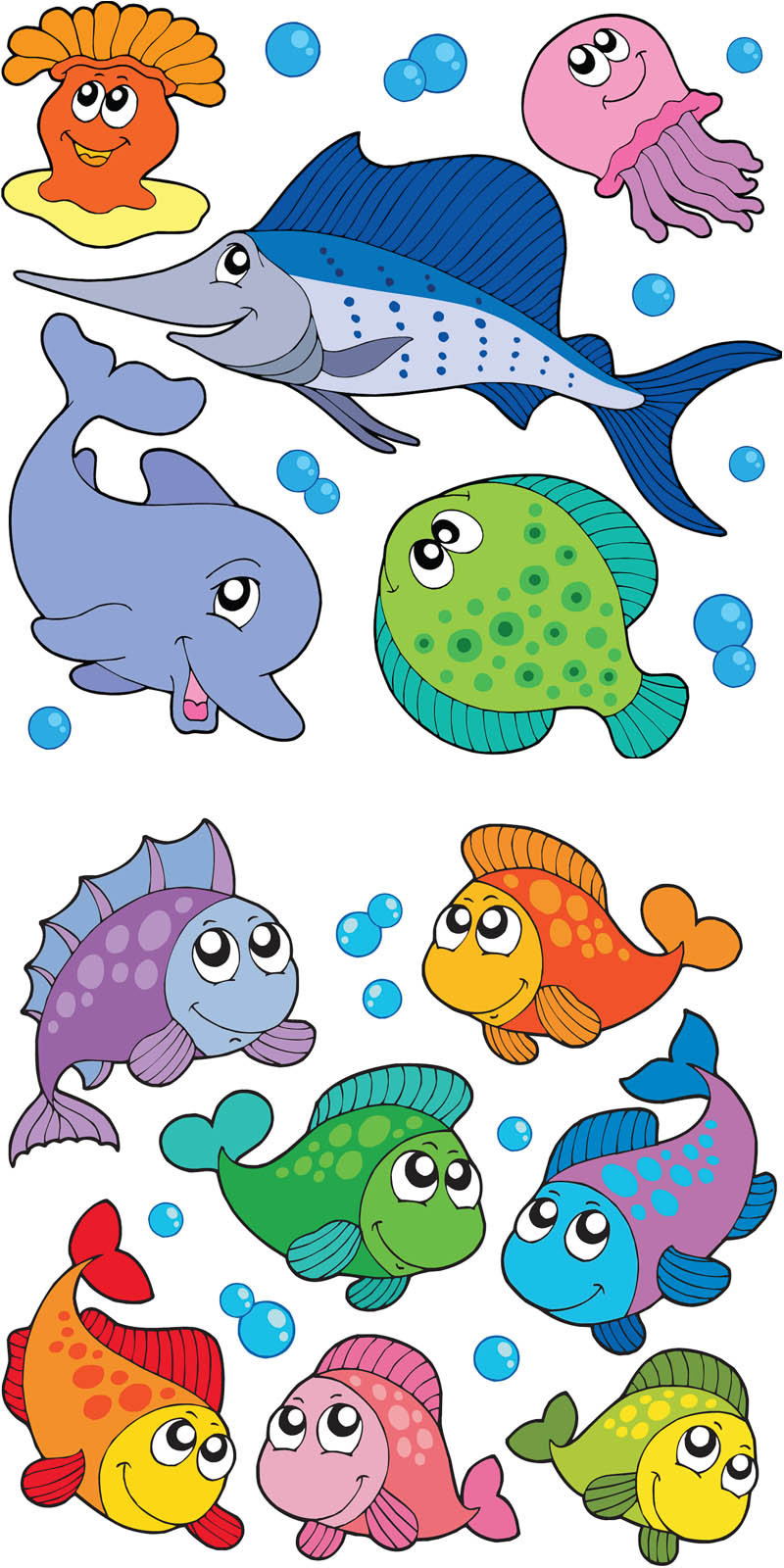 Cartoon Fish Fotos - Cute Fish Clipart , HD Wallpaper & Backgrounds