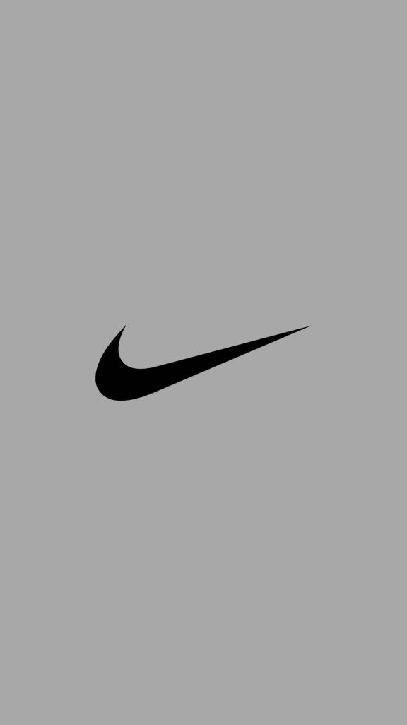 ナイキロゴ/nike Logo２iphone壁紙 Iphone 5/5s 6/6s Plus Se Wallpaper - Nike Logo Gray Background , HD Wallpaper & Backgrounds