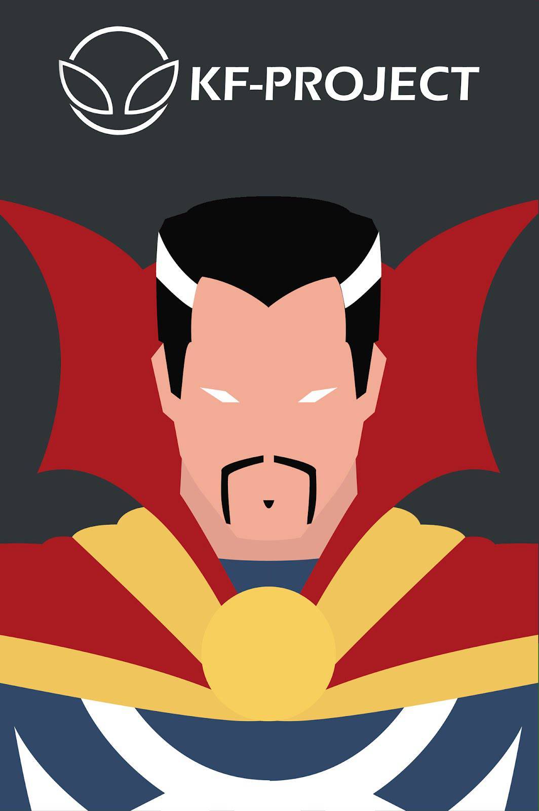 Pap 233 Is De Parede Para Celular Doutor Estranho - Doctor Strange Minimalist , HD Wallpaper & Backgrounds