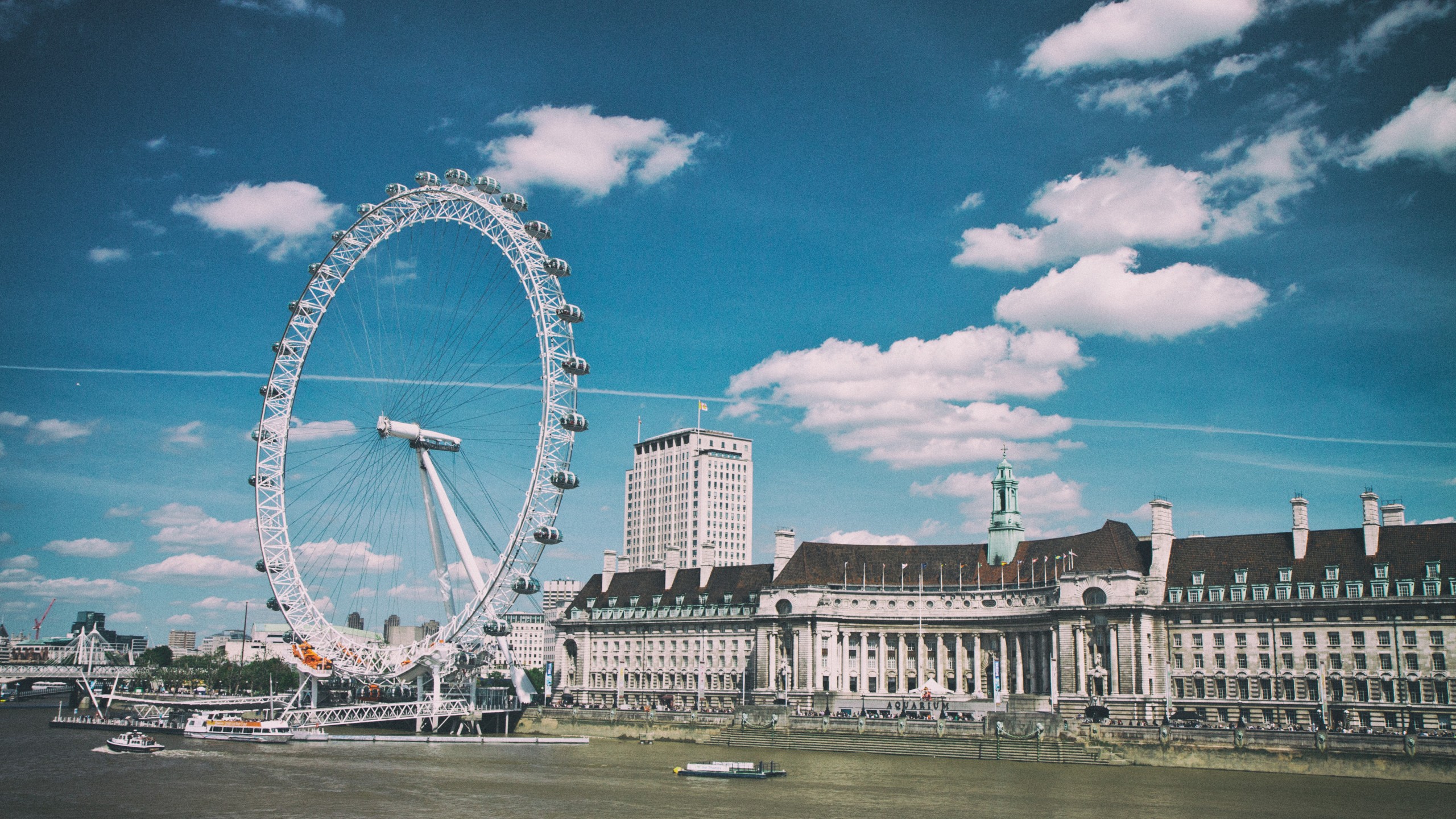 2k - London Eye , HD Wallpaper & Backgrounds