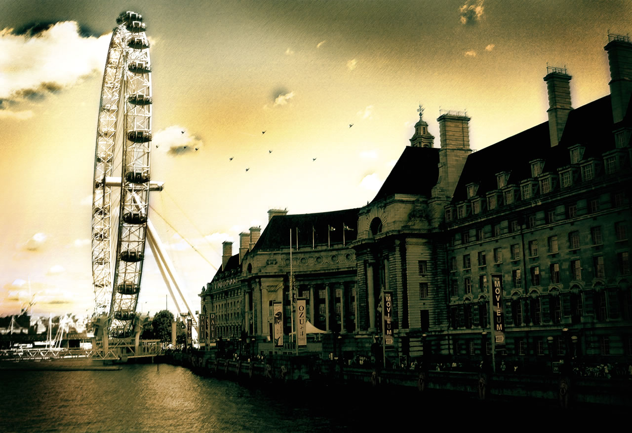 London Eye Wallpaper - London Eye , HD Wallpaper & Backgrounds