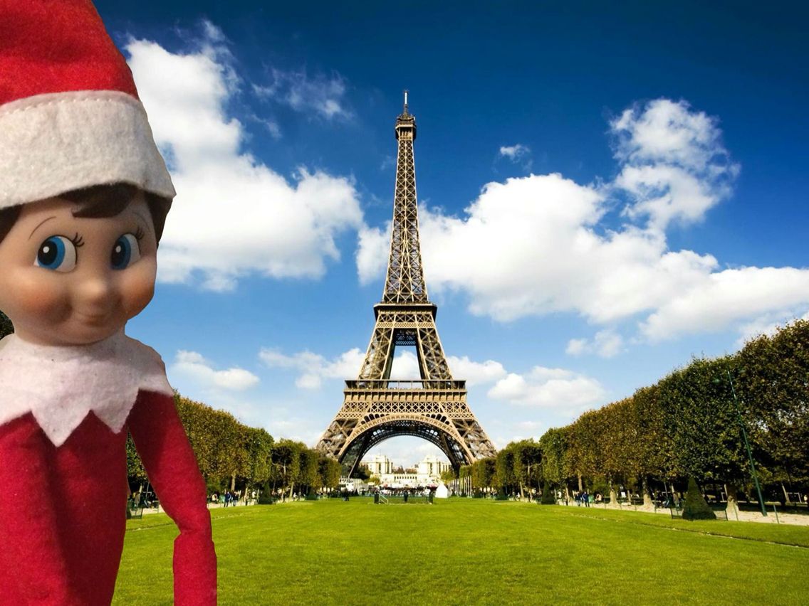 Elf On The Shelf - Eiffel Tower , HD Wallpaper & Backgrounds