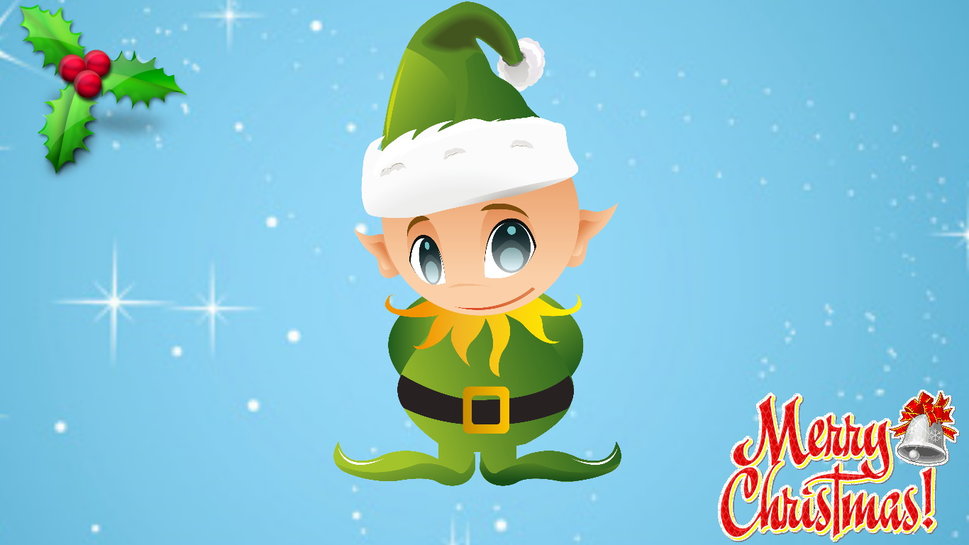 Funny Christmas Elf Wallpaper - Christmas Elf , HD Wallpaper & Backgrounds