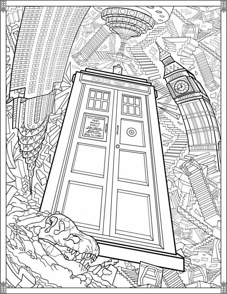 Elf On The Shelf Coloring Pages - Doctor Who Printable Coloring , HD Wallpaper & Backgrounds