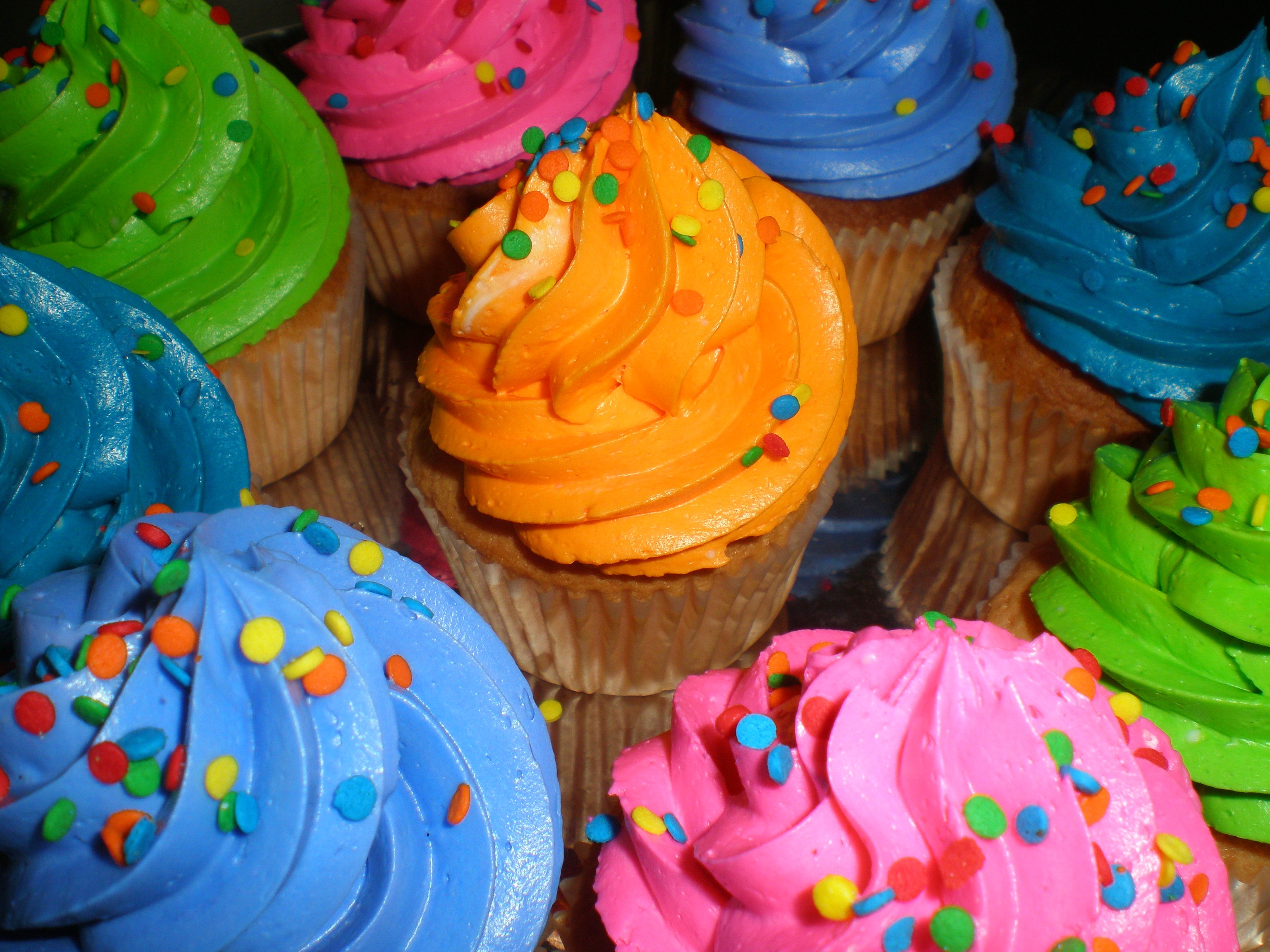 Neon Cupcakes , HD Wallpaper & Backgrounds