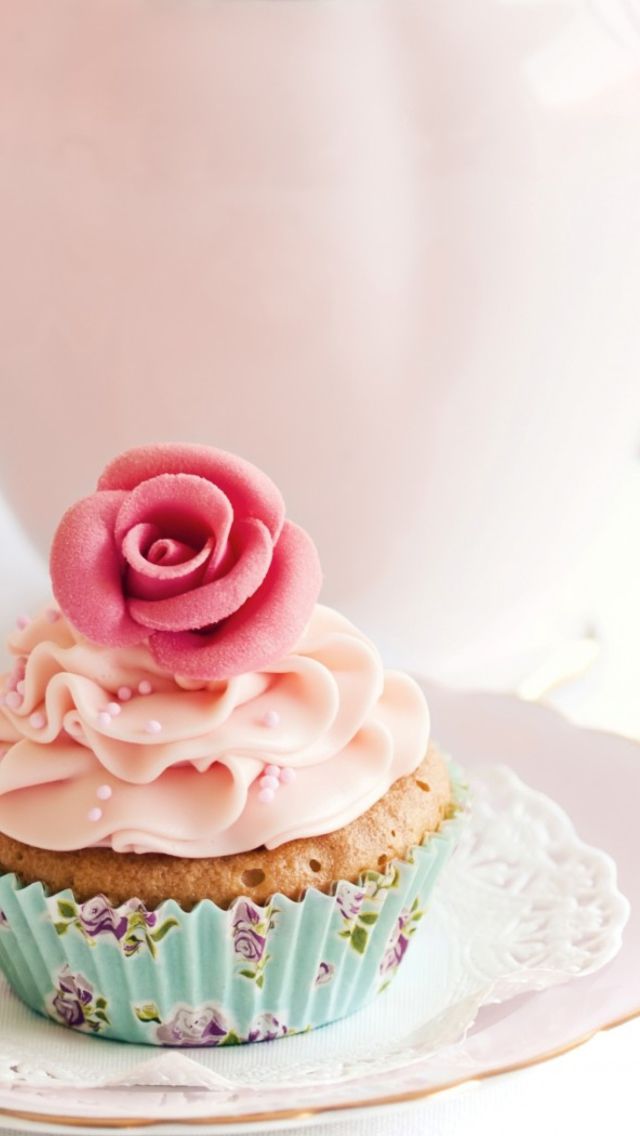 Pink Cupcake Wallpaper Iphone , HD Wallpaper & Backgrounds