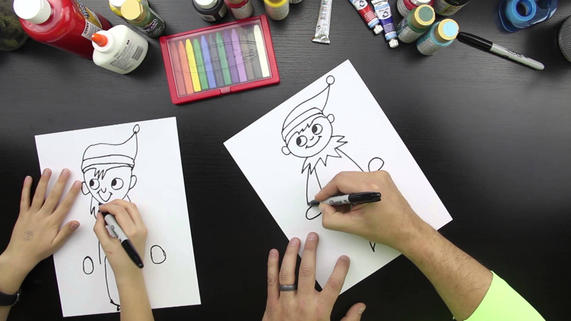 Draw A Elf On The Shelf , HD Wallpaper & Backgrounds