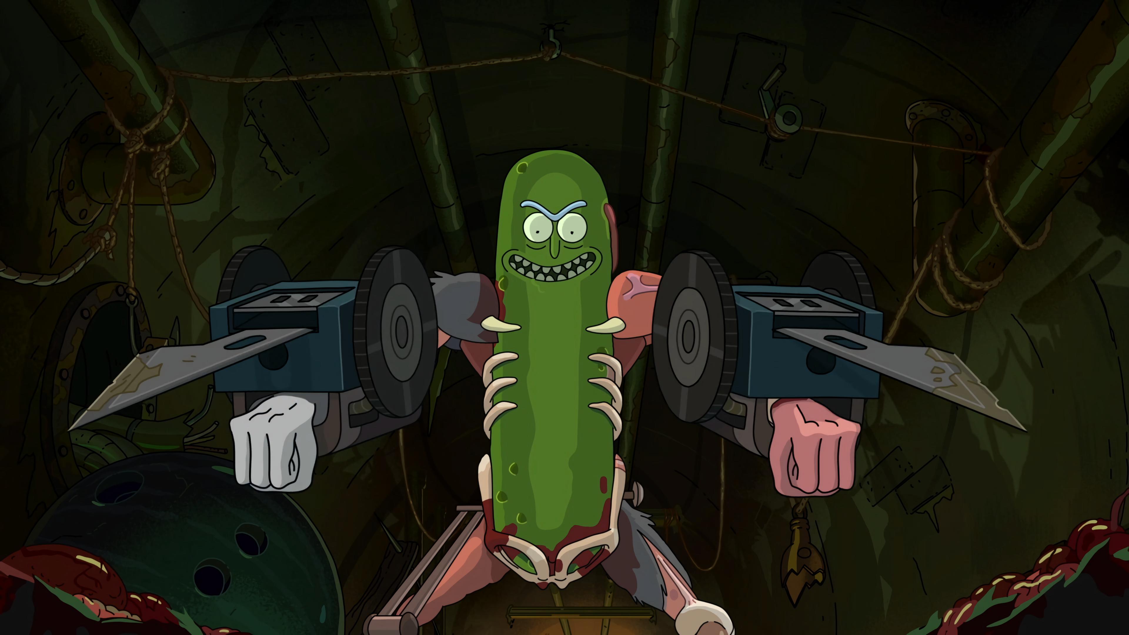 4k Pickle Rick Wallpaper , HD Wallpaper & Backgrounds