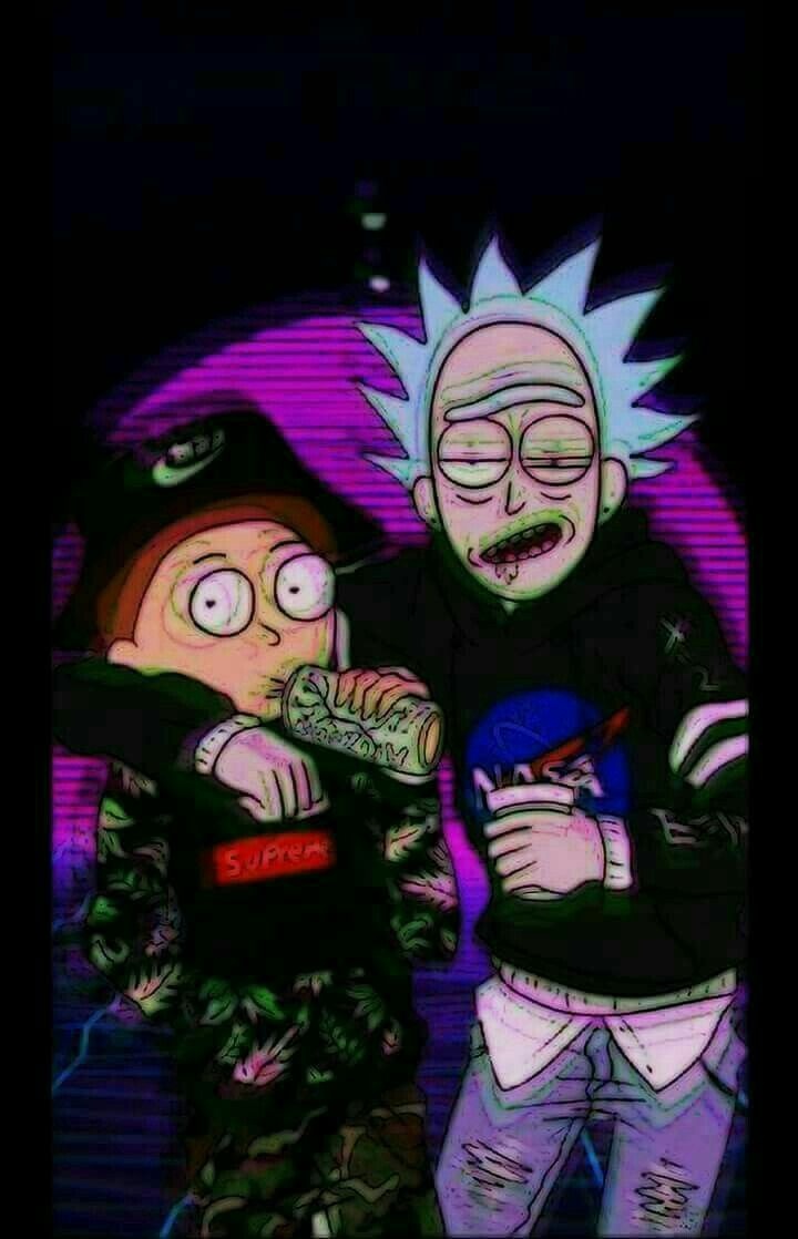 Iphone Wallpapers Dope Wallpapers Wallpaper Backgrounds - Rick And Morty Supreme , HD Wallpaper & Backgrounds