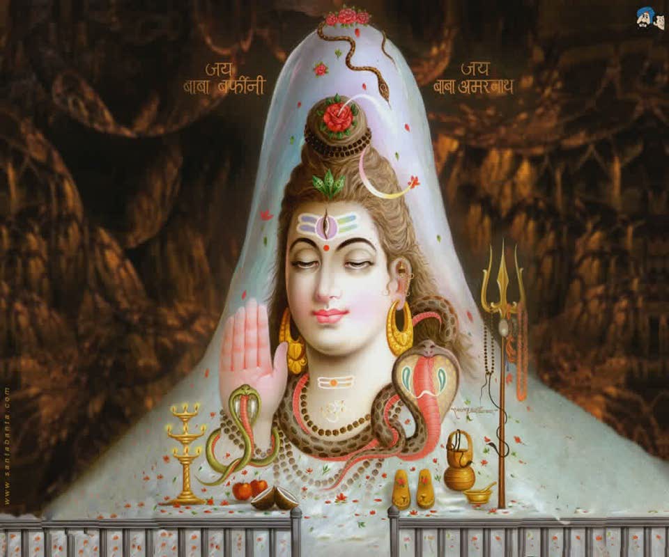 God Wallpaper For Mobile - Bhole Baba Amarnath , HD Wallpaper & Backgrounds