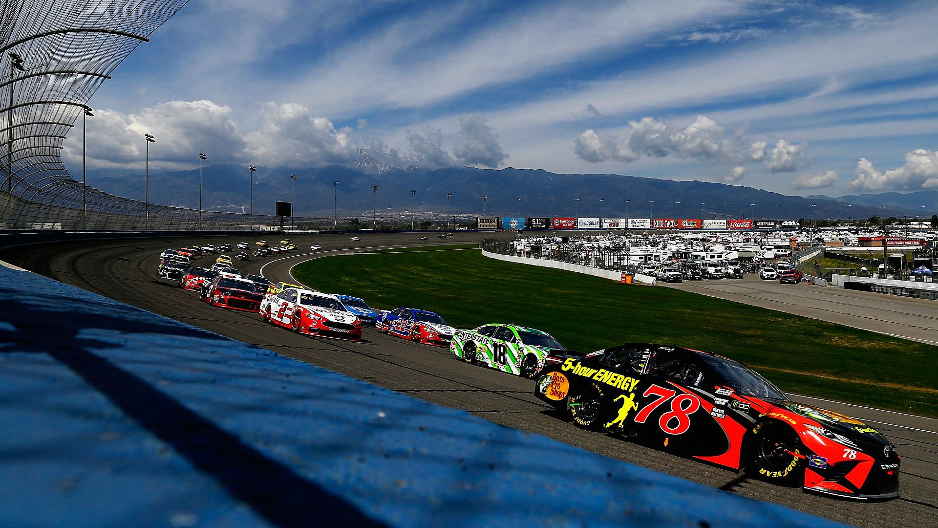 Nascar Results At Fontana - Race Track , HD Wallpaper & Backgrounds