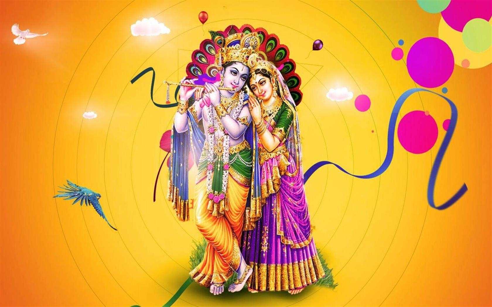Devotional Wallpapers For Mobile - Happy Holi Krishna Images 2019 , HD Wallpaper & Backgrounds