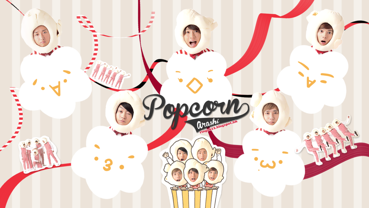 Arashi Wallpaper Popcorn , HD Wallpaper & Backgrounds