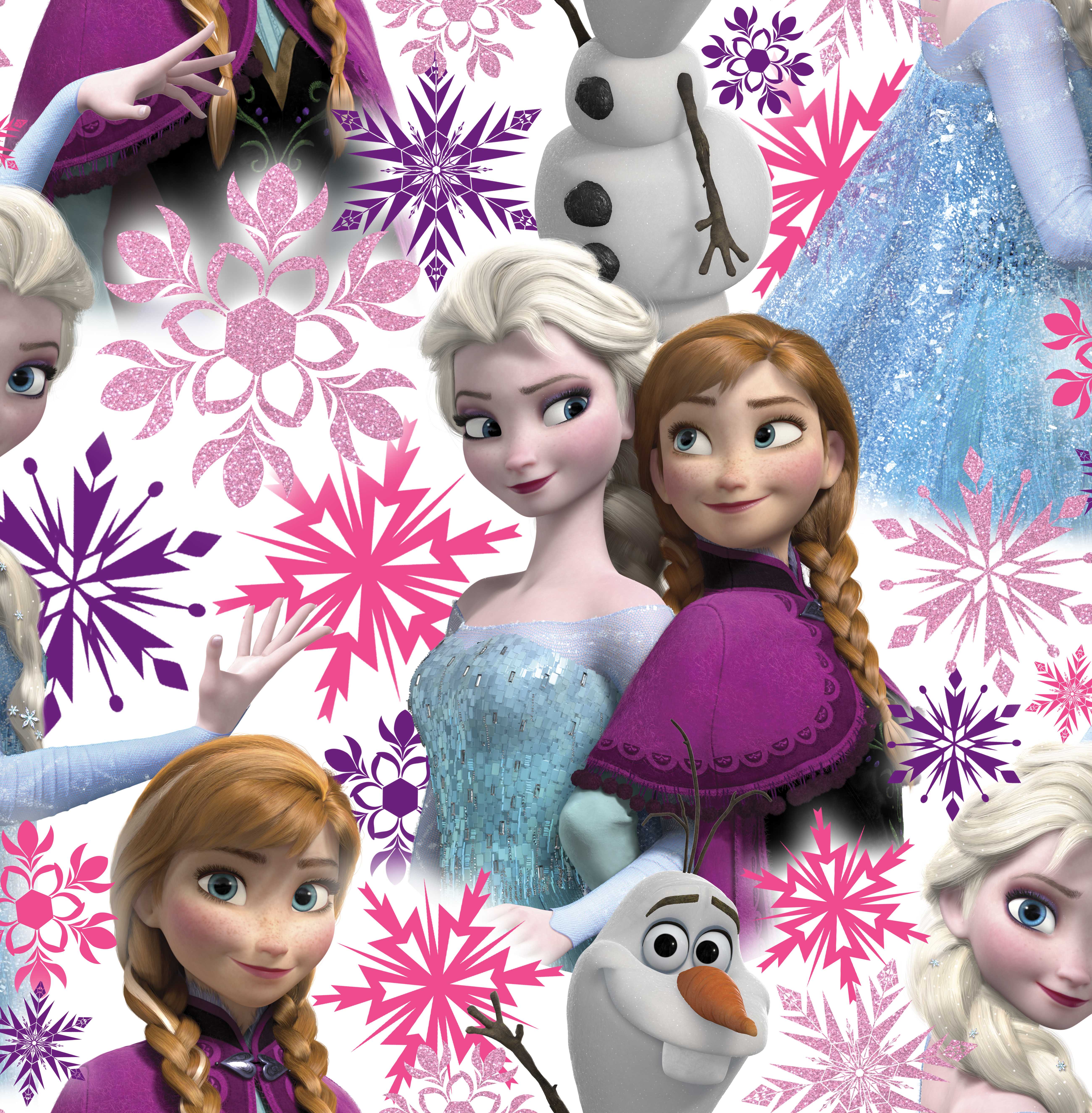 Frozen Anna, Elsa And Olaf Pink Shimmer - Anna And Elsa Png , HD Wallpaper & Backgrounds