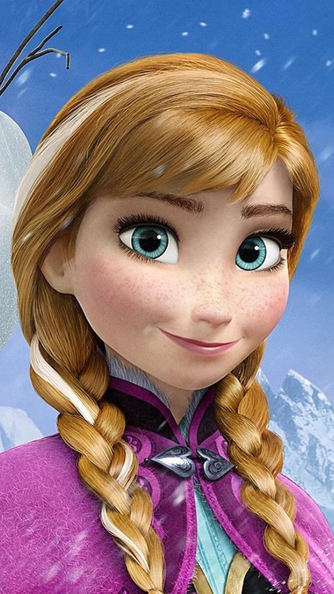Frozen Anna - Kraina Lodu Anna I Olaf , HD Wallpaper & Backgrounds