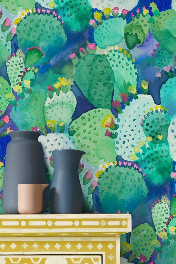 Fabulous Cactus Wallpaper Design By The Very Talented - Wallpaper , HD Wallpaper & Backgrounds