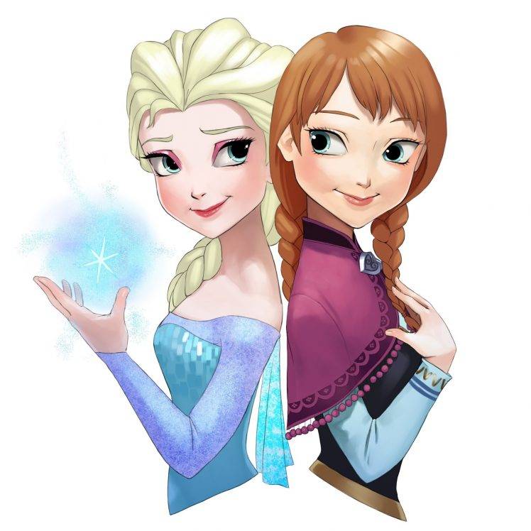 Frozen , Princess Elsa, Princess Anna Hd Wallpaper - Princess Anna Si Elsa , HD Wallpaper & Backgrounds