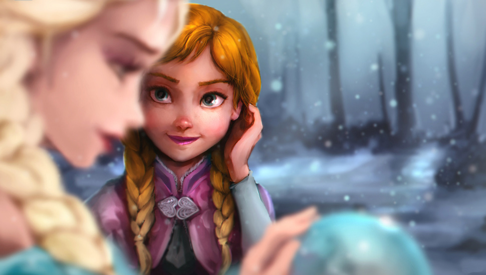 Cold Heart, Disney, Elsa, Frozen, Anna Desktop Background - Da Anna E Elsa , HD Wallpaper & Backgrounds