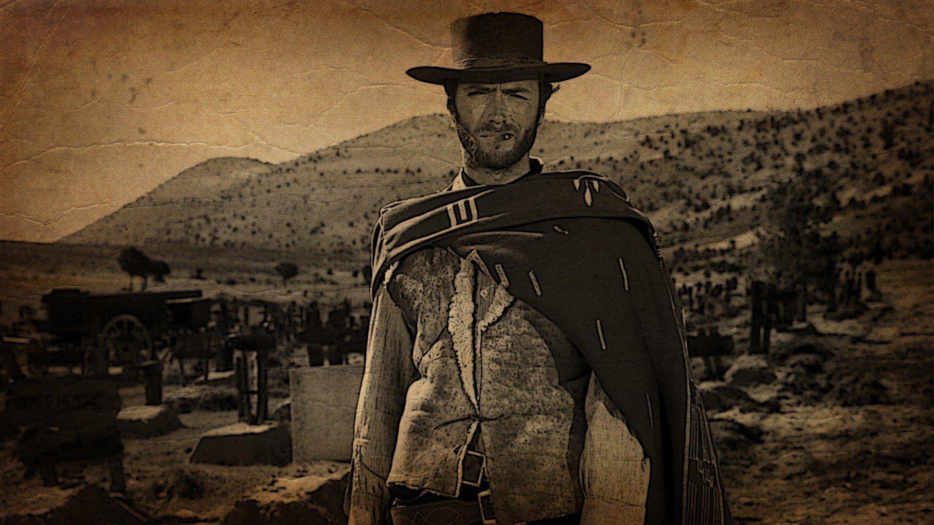 Clint Eastwood Dirty Harry Western Wallpaper - Clint Eastwood , HD Wallpaper & Backgrounds