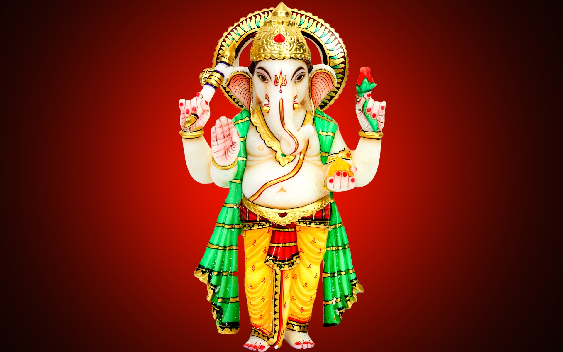 Lord Ganesha Hd Wallpapers - Good Morning Lord Ganesha , HD Wallpaper & Backgrounds