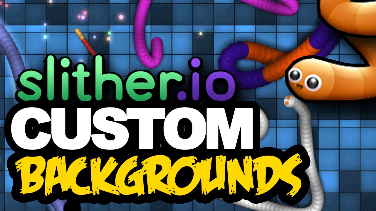Slither Io Custom Background - Slither Io Backround For Youtube , HD Wallpaper & Backgrounds