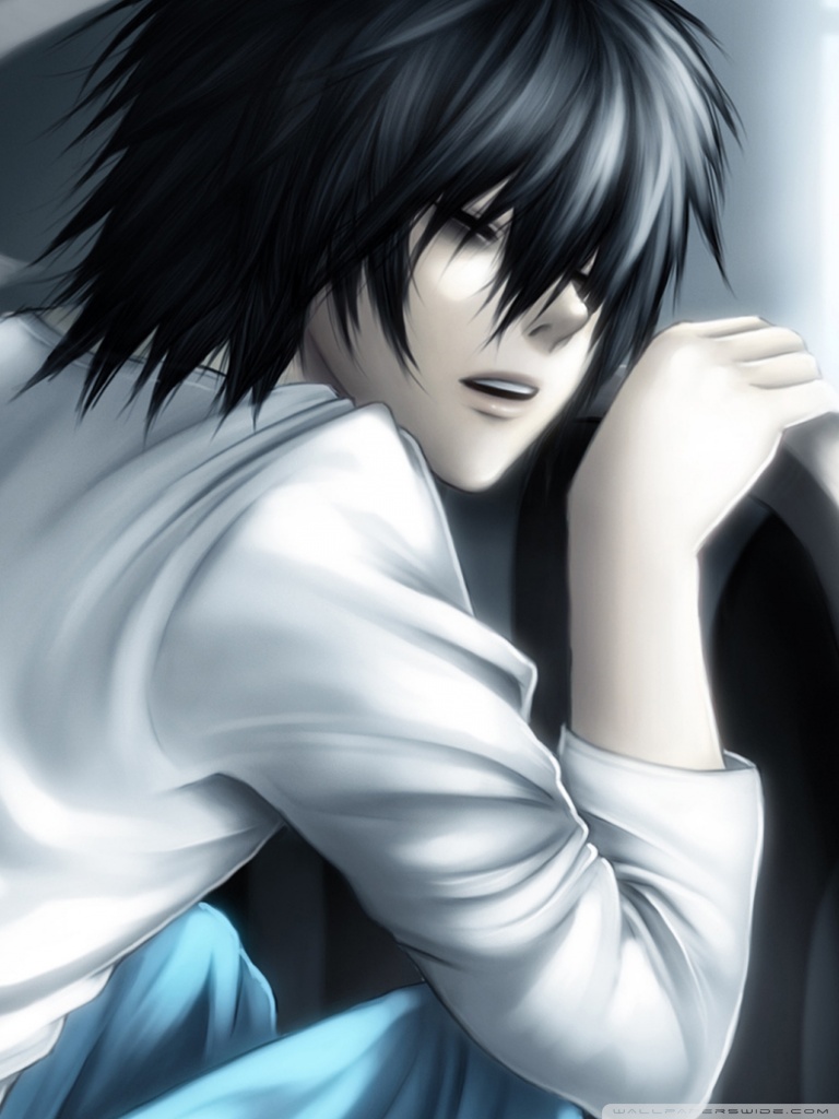 Ipad 1/2/mini - Death Note Wallpaper L , HD Wallpaper & Backgrounds