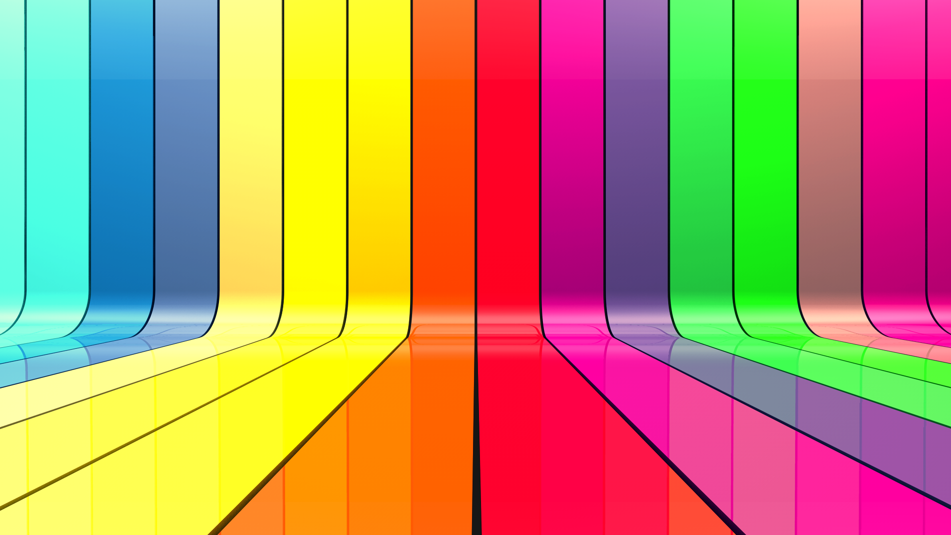 Multicolor Wallpaper - Color 3d , HD Wallpaper & Backgrounds