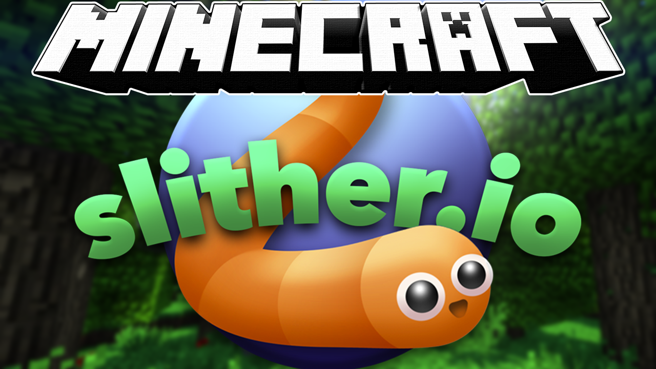 Slither - Io Png - Minecraft Slither Io , HD Wallpaper & Backgrounds