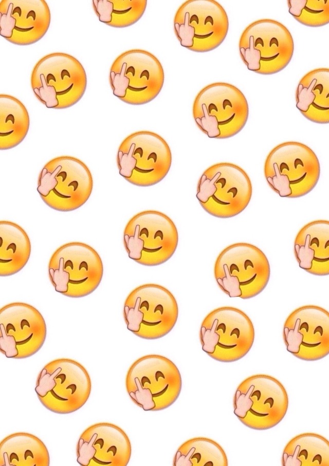 Bruh Wallpaper Tumblr - Emoji Middle Finger Background , HD Wallpaper & Backgrounds