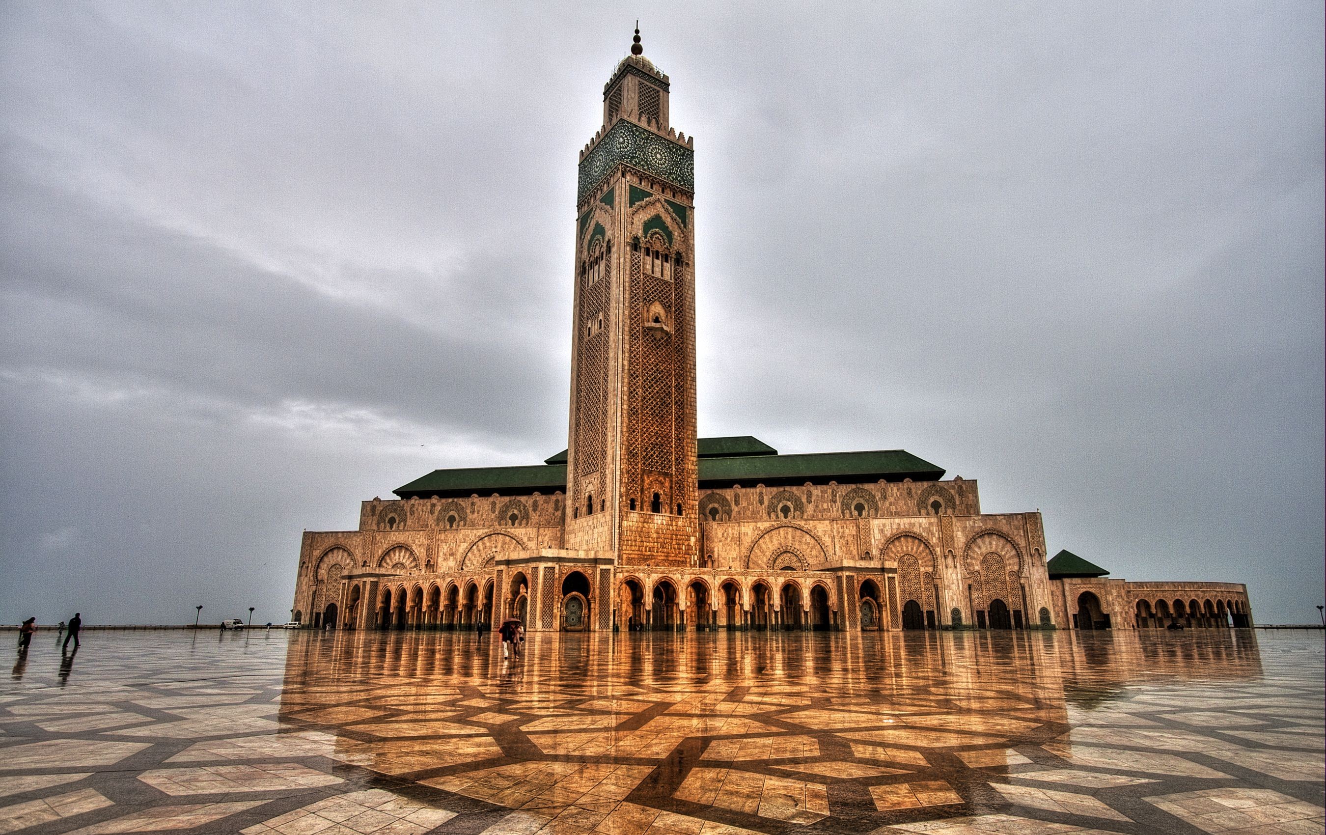 Hassan Ii Hd Wallpaper - Hassan Ii Mosque , HD Wallpaper & Backgrounds