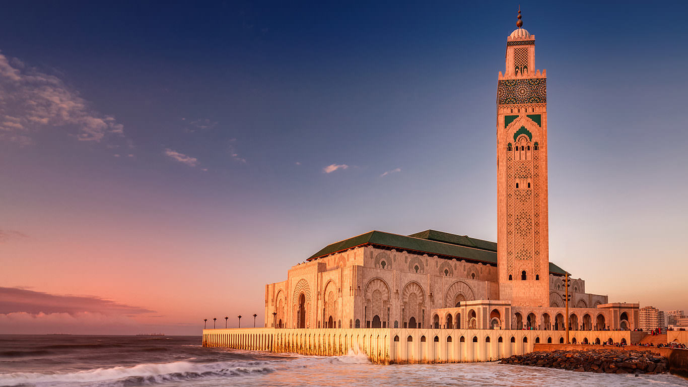Maroc - Hassan Ii Mosque , HD Wallpaper & Backgrounds