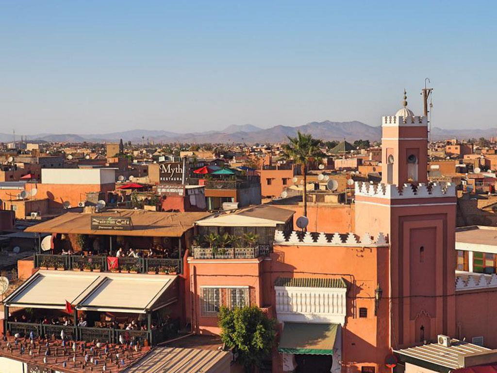 Marrakech “thành Phố Đỏ” Sầm Uất - Marrakech Morocco Red City , HD Wallpaper & Backgrounds
